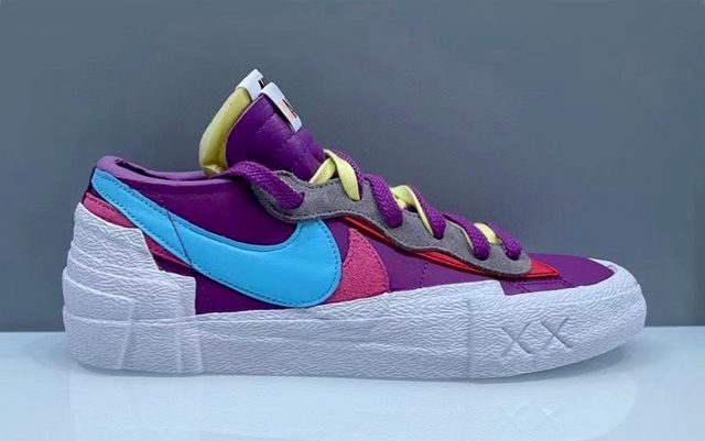 Third KAWS x sacai x Nike Blazer Low Appears in Purple